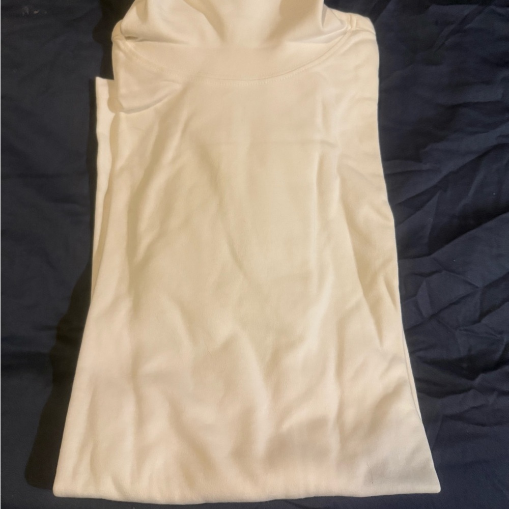 Lands' End Women's White Turtleneck